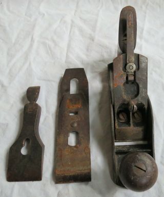 Stanley No 2 Cast Iron Smooth Plane Sweetheart SWTM Old Vtg Antique 5