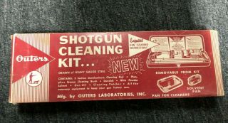 Outers Shotgun Cleaning Kit - Vintage - - Metal Case - Nos/nib