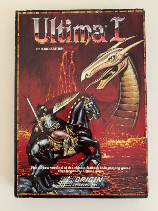 Ultima I - The First Age Of Darkness - Pc - Origin Edition - Rare