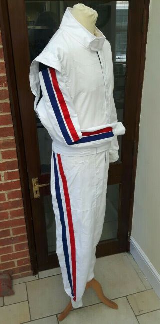 Retro Vintage Striped Historic Car Racing/driving Suit Track Day/rally Goodwood
