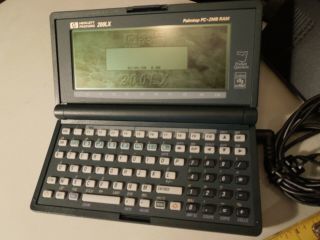 Hp 200lx 2mb Dos Vintage Personal Digital Assistant Palmtop Pc Set French Langu