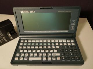 HP 200LX 2MB DOS VINTAGE PERSONAL DIGITAL ASSISTANT PALMTOP PC set French langu 2