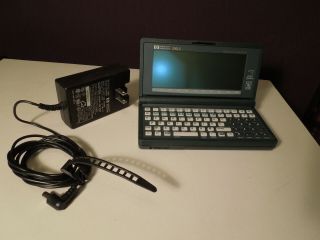 HP 200LX 2MB DOS VINTAGE PERSONAL DIGITAL ASSISTANT PALMTOP PC set French langu 3