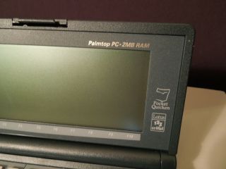HP 200LX 2MB DOS VINTAGE PERSONAL DIGITAL ASSISTANT PALMTOP PC set French langu 4