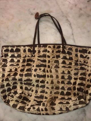 Fendi Handbag Cow Leather Style 70s - 80s Vintage Pre Loved Authentic Ect