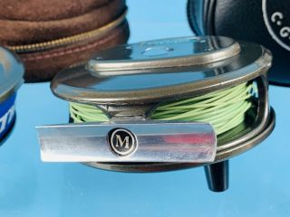Cortland C - G Graphite Vintage Fly Fishing Reel With Extra Spools In Case 4