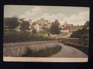 Vintage From Doctors Dykes St Andrews Fife Geo Fleming South St Postcard