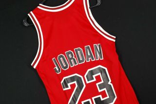 Vintage 90s Champion Michael Jordan Jersey Nba Chicago Bulls Mens Small 36