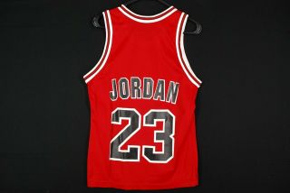 Vintage 90s Champion MIchael Jordan Jersey NBA Chicago Bulls Mens Small 36 2