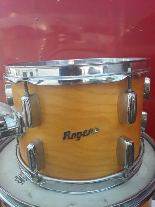 Vintage 60 ' s,  Rogers Tom Drum 8 x 12 Cleveland,  Holiday model 2