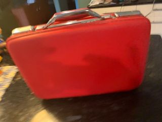 Vintage American Tourister RED Briefcase Attache Hard Luggage 3