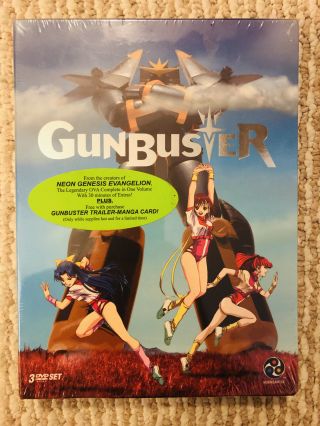 Gunbuster Rare Us Release 3 - Disk Dvd Complete Set W/ English Subs Anime R1