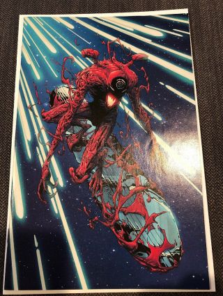 2019 Sdcc Silver Surfer Black 2 Panel Variant Rare Giuseppe Camuncoil Cates Nm