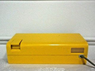 RARE VINTAGE MADE IN JAPAN BY COPAL ELECTRONICS / YELLOW FLIP ALARM CLOCK 229 3