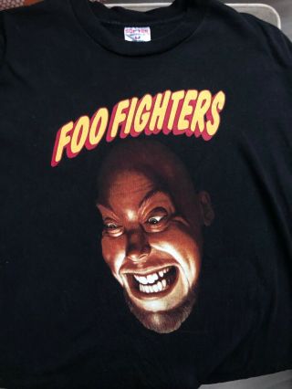 Vintage Foo Fighters T - Shirt Face