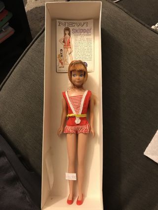 Barbie Skipper Little Sister Vintage Japan 1963 Red Head