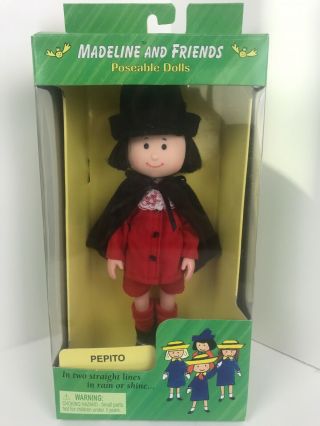 Vintage 1998 Madeline And Friends Poseable Doll Pepito,  Eden Nib/nrfb