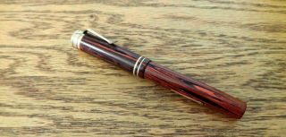 Vintage Wahl Eversharp 14k Nib Fountain Pen Gf With Rosewood Simulated Body/cap