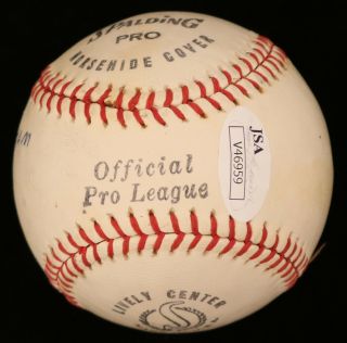 John Upham Cubs Vintage Signed Spalding Baseball - JSA 3