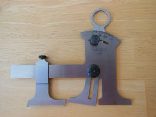 Vintage Starrett No.  459 Cutter Gage with Protective Case 3