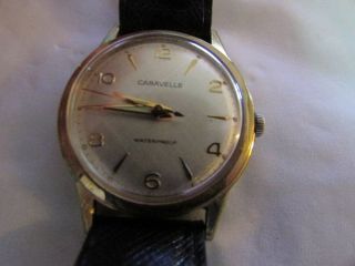 Vintage Caravelle G/p By Bulova Wrist Watch