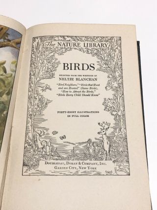 The Nature Library Doubleday Vintage Set of 6 Illustrated 1926 Natural History 8