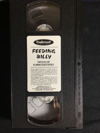 Feeding Billy 1997 Rare Horror VHS Modern Horror Englewood Entertainment SOV 10