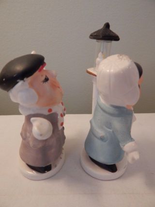 2 Vintage Holt Howard Lamp Post Carolers Japan Christmas 6