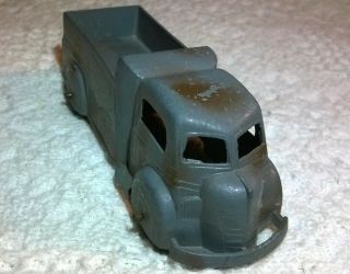 Vintage Tootsietoy Army Box Van Truck Camouflaged 4 "