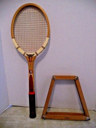 Dunlop Maxply Fort Lew Hoad Personal Model Wood Tennis Racquet - Rare