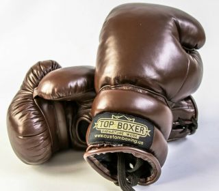 Topboxer Old School Vintage Style Boxing Gloves