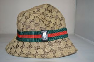 Vintage Unisex Gucci Bucket Hat Size Xl