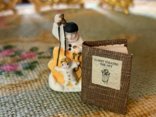 Artisan Miniature Dollhouse Vintage Book Puppet Theatre The Art Borrowers Press