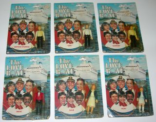 Vintage Mego The Love Boat Action Figures Complete Set Of 6 Moc