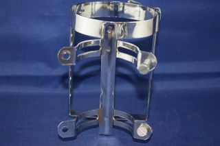REG bike water bottle cage steel chrome clamps 1970s Vintage NOS Made in Italy 8
