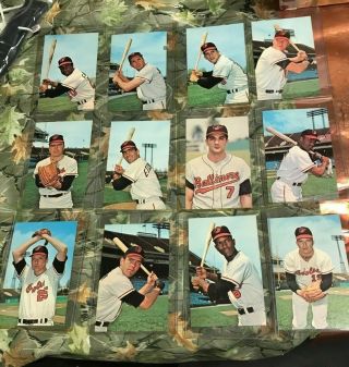 1968 Dexter Press Baseball Card Frank Robinson Baltimore Orioles Rare 12 Player