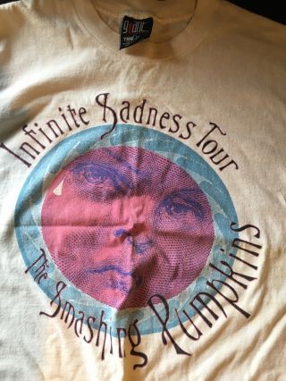 Vintage Smashing Pumpkins Infinite Sadness Tour Shirt Men 