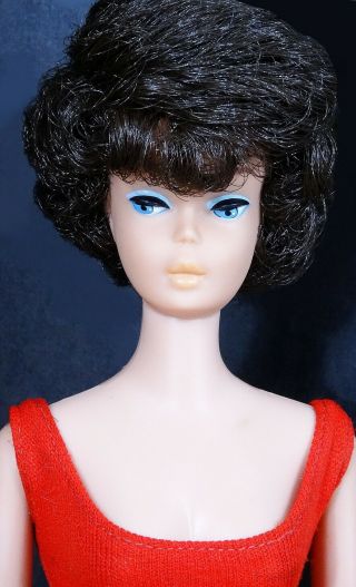 Gorgeous Vintage Brunette Bubble Cut Barbie Doll