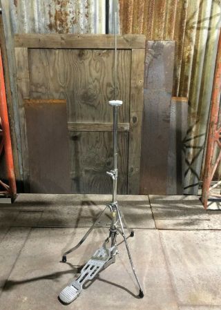 Vintage Rogers Swivomatic “swan Leg” Hi Hat Stand - Made In Usa