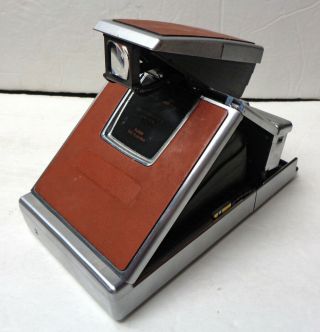 Vintage 1973 Polaroid SX - 70 Land Camera w/ Box,  Color Brochure & More 4