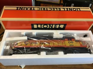 Lionel Vintage Chessie Sd - 40 Diesel Engine Locomotive Train 6 - 18204 Nos