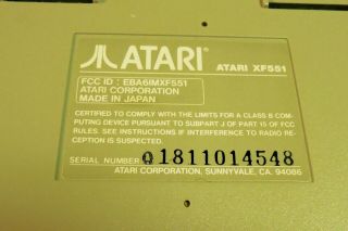 Vintage Atari XF551 Computer Disk Drive 2