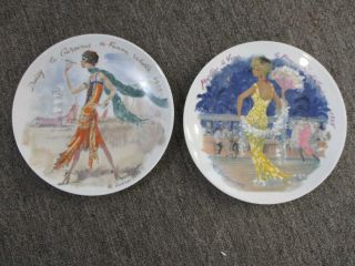 12 Vintage D ' Arceau - Limoges Les Femmes Du Siecle France Collectible Plates 3
