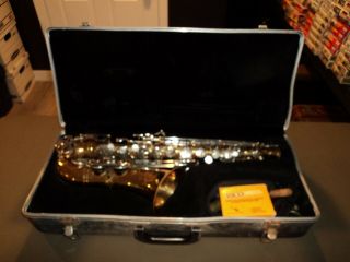 Vintage Selmer Bundy Ii Alto Saxophone W/ Case & Accessories Student Instrument