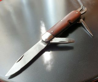 Vintage WENGER DELEMONT SWISS SOLDIER KNIFE Mod.  08 5