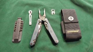 Rare Discontinued Shinola X Leatherman Charge Al 154cm Knife Hex Watch Band Tool