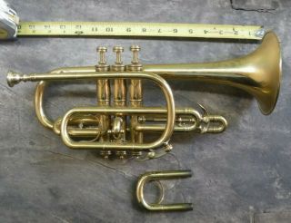 Vintage Lyon And Healy American Cornet Trumpet ? Serial 5570