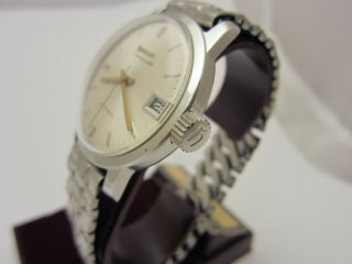 Vintage Bulova Ambassador Micro Rotor Stainless Steel Automatic Wrist Watch 2