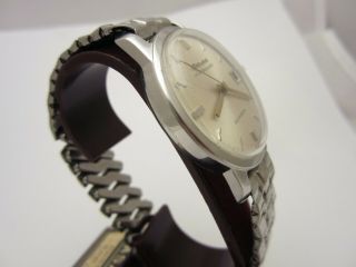 Vintage Bulova Ambassador Micro Rotor Stainless Steel Automatic Wrist Watch 3
