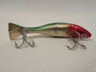 Vintage Heddon Prowler 9025 Nsd Green Shad Chrome Very Rare Uncatalogued Color